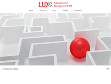 Tablet Screenshot of luxag.eu